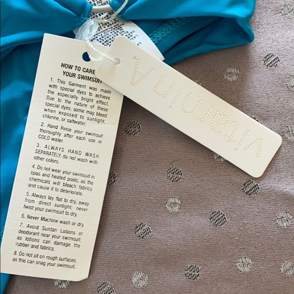 Vitamin A Laguna Foldover Bottom in Turquoise - Picture 6 of 12